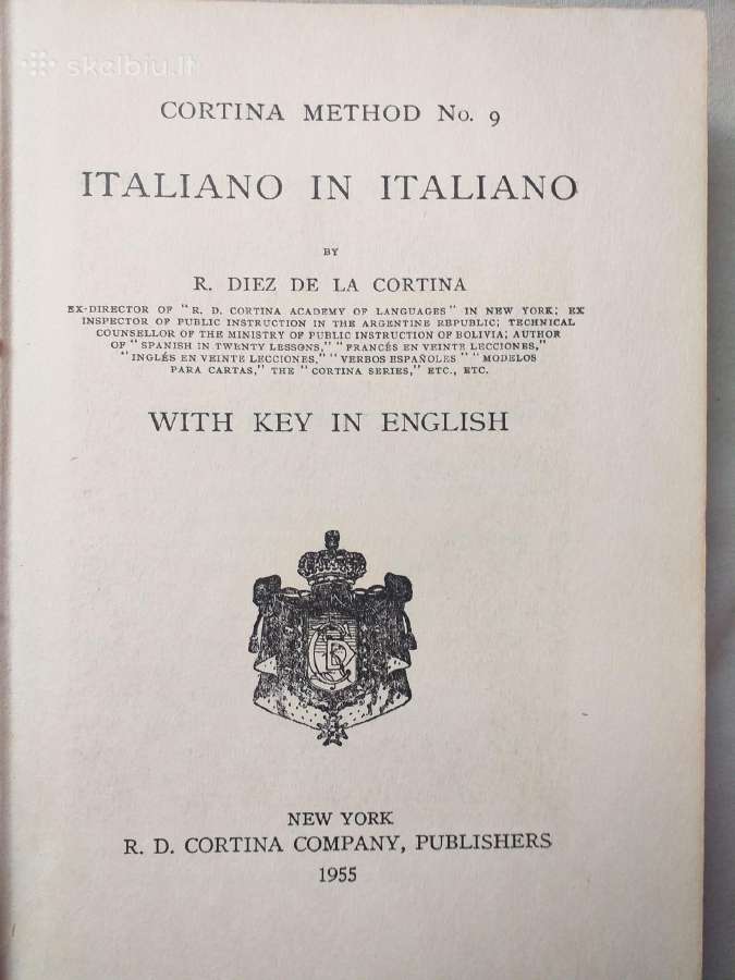 Dvikalbiai (italų - anglų) skaitiniai (1955)