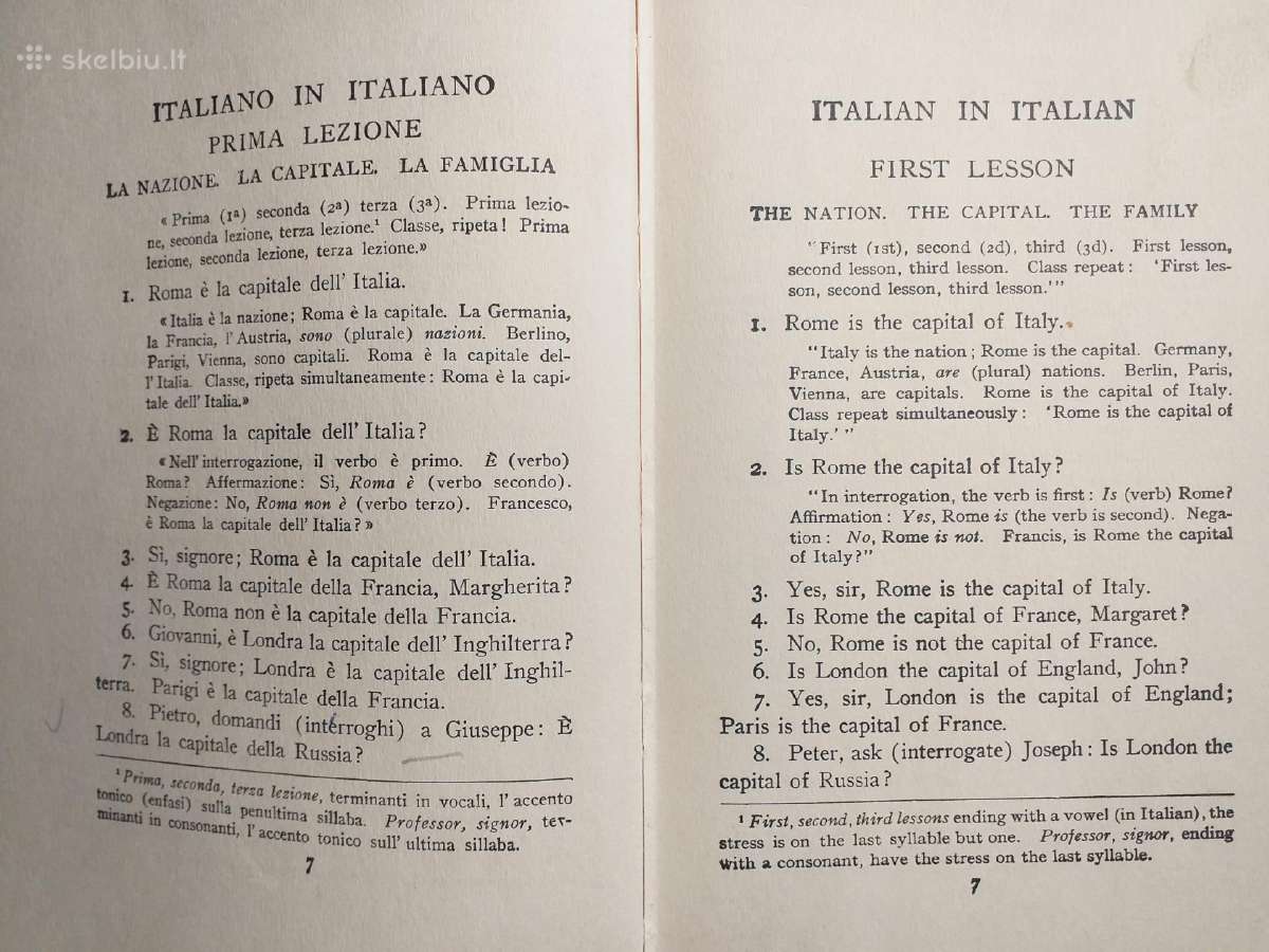 Dvikalbiai (italų - anglų) skaitiniai (1955) - nuotraukos Nr. 3