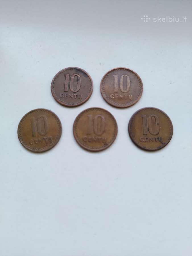 1991m. 10 centų.