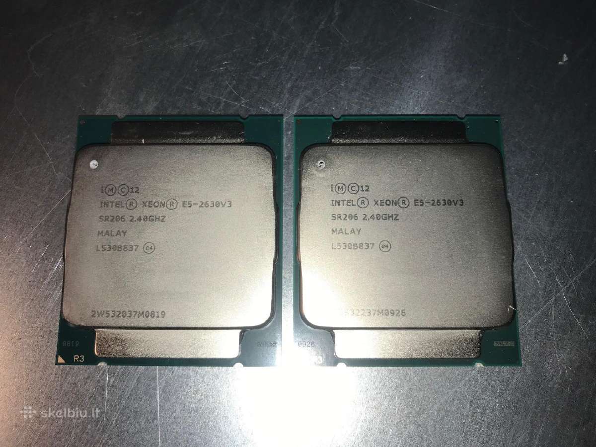 Cpu Intel Xeon E5-2630v3 Lga2011 8c16t 2.4-3.2ghz