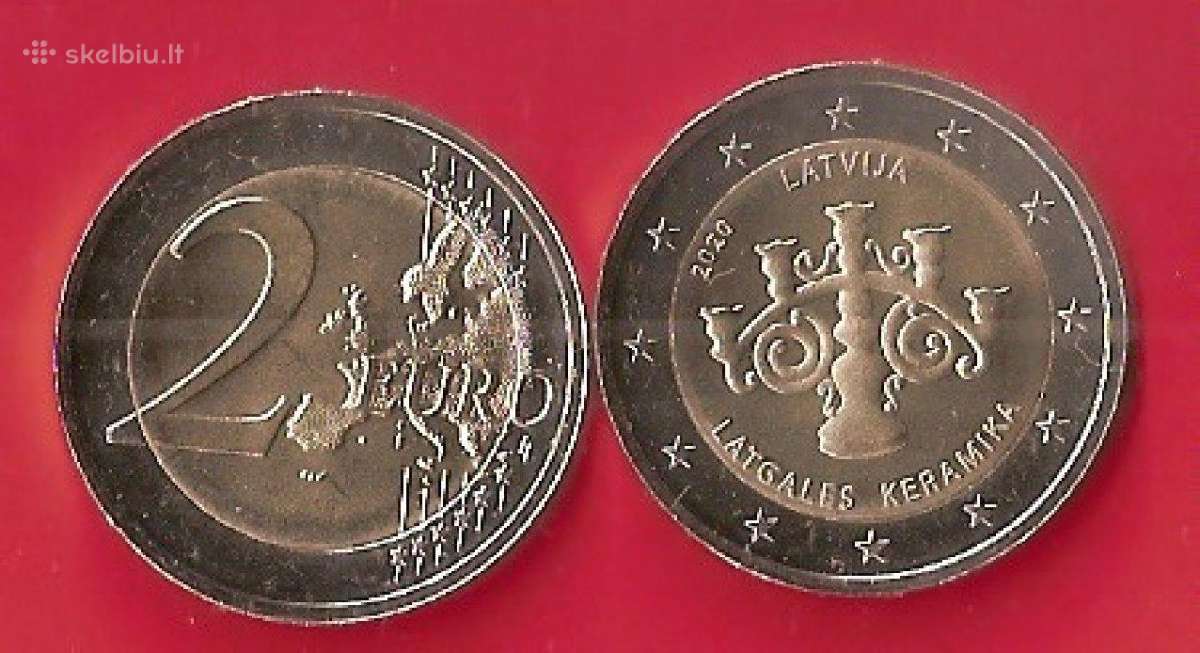 Latvija 2020m.2 € "Latgalės keramika " Unc