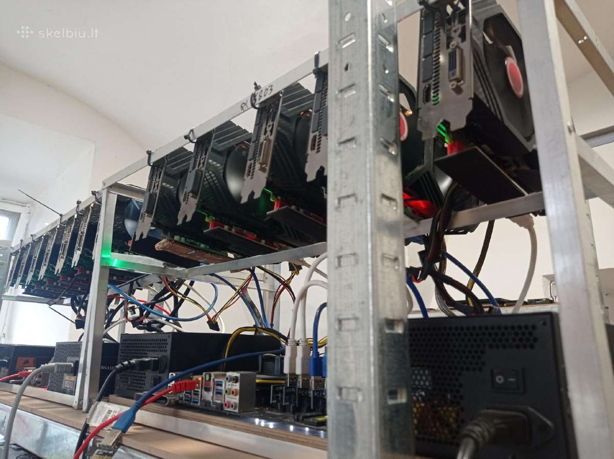 Superku mining rigus arba vaizdo plokštes atskirai