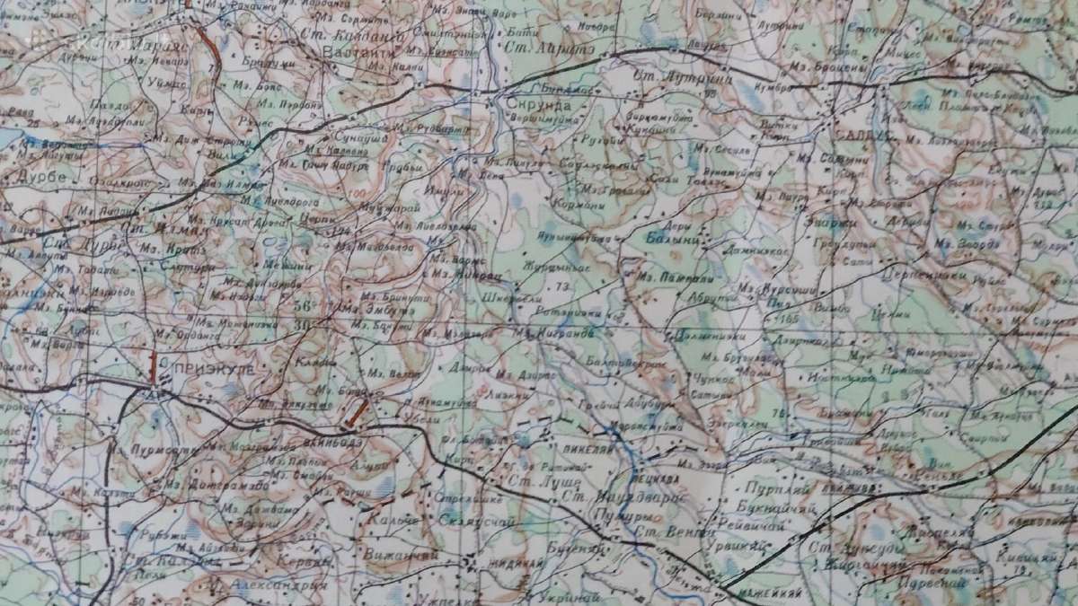 1940 m. Lietuvos žemėlapis - nuotraukos Nr. 12