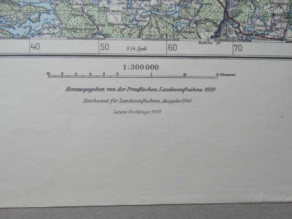 1940 m. Lietuvos žemėlapis - nuotraukos Nr. 16