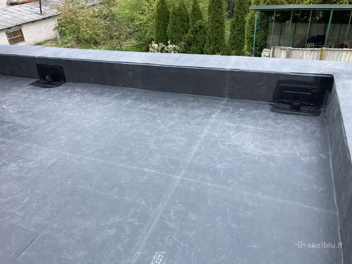 Plokščių stogų dengimas,epdm danga - nuotraukos Nr. 20