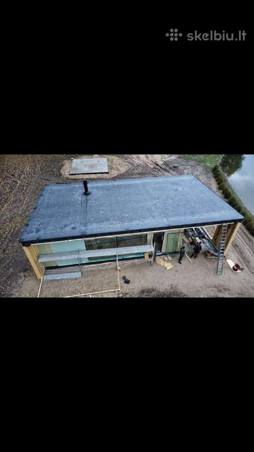 Plokščių stogų dengimas,epdm danga - nuotraukos Nr. 22