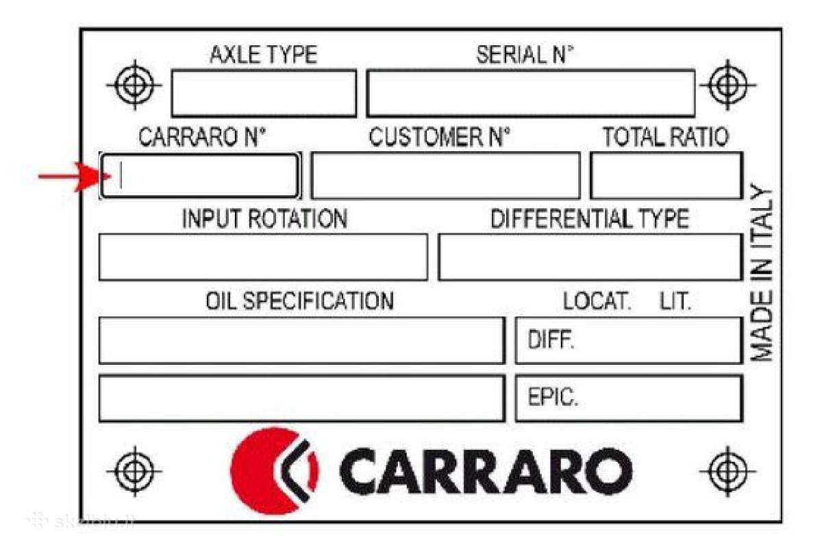 Carraro tiltų dalys Carraro detalės, Carraro dalys - nuotraukos Nr. 2