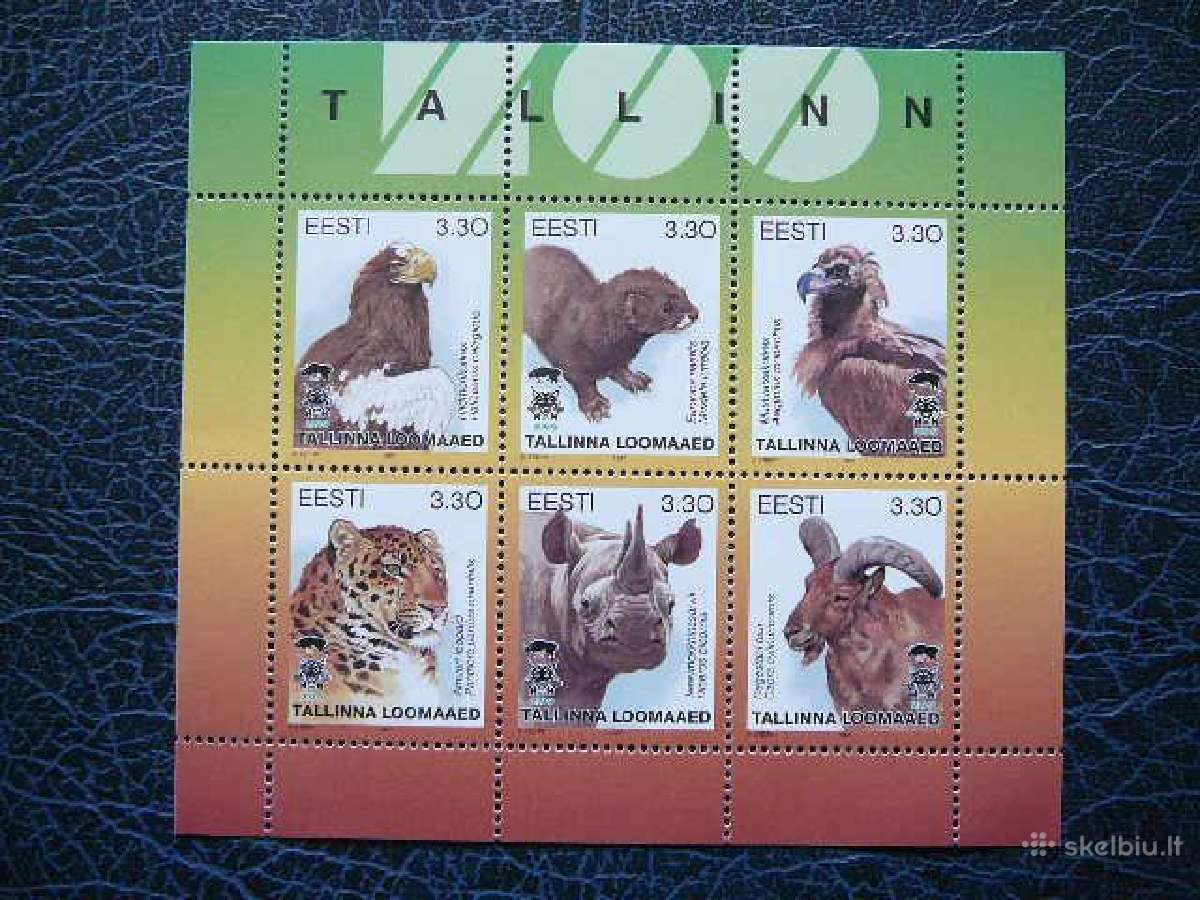 Zverys Pauksciai Estija 1997 svarus es294s