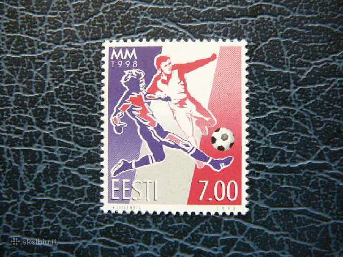 Futbolas Estija 1998 Mnh es324s