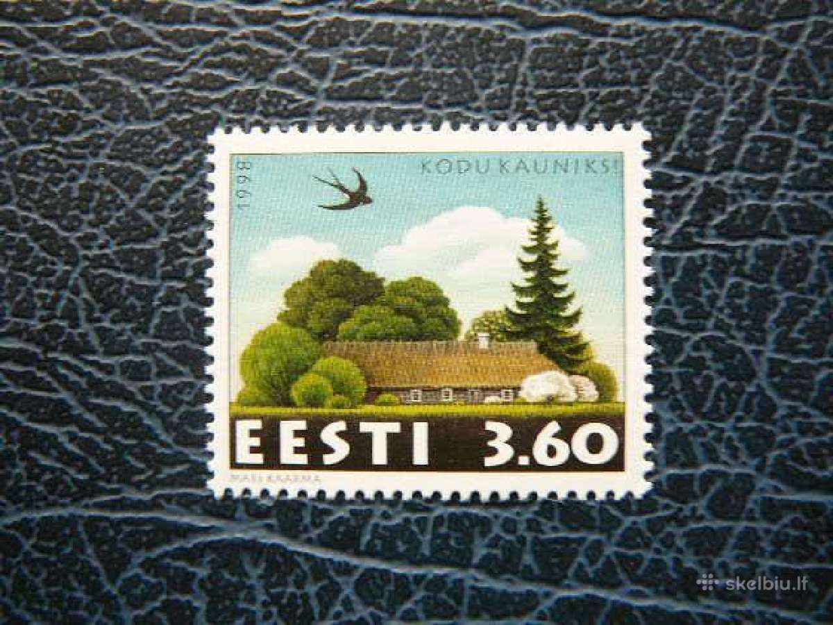 Pauksciai Miskas Estija 1998 Mnh es327s