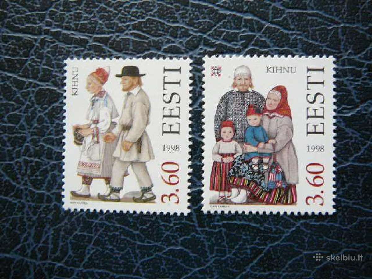 Nacionaliniai kostiumai Estija 1998 Mnh es330s