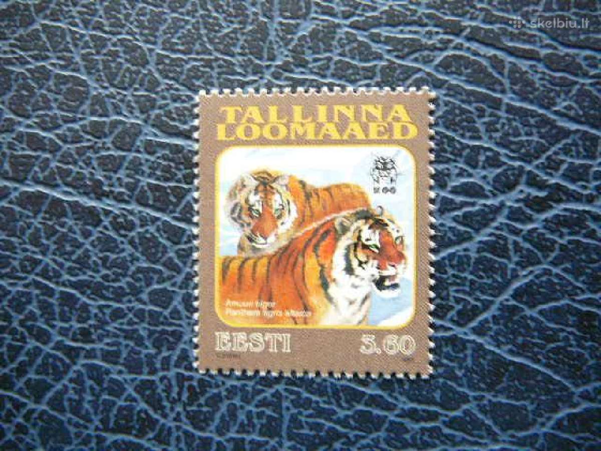 Tigrai Kates laukines Estija 1998 Mnh es333s