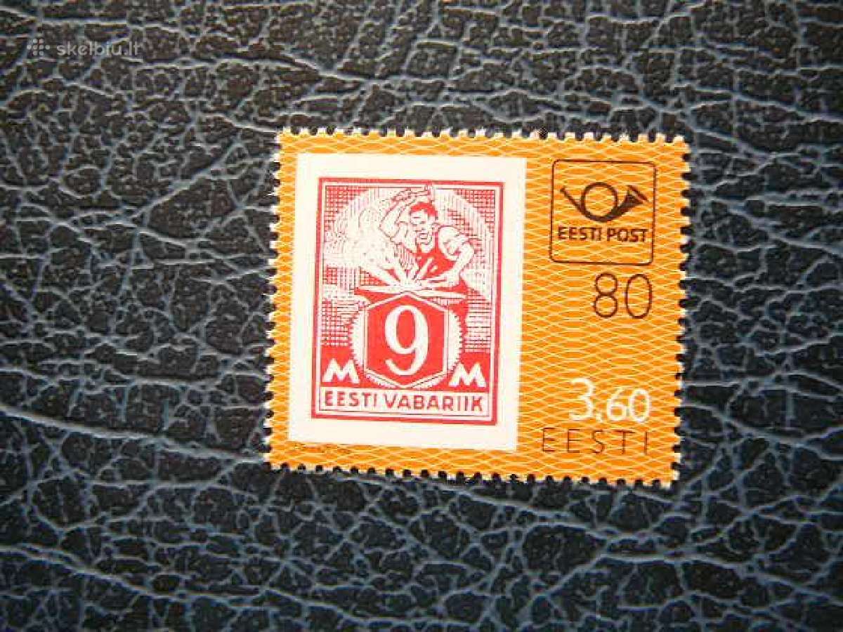 Pastas Estija 1998 Mnh es334s
