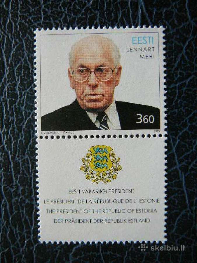 Prezidentas L. Meri Estija 1999 svarus es342s