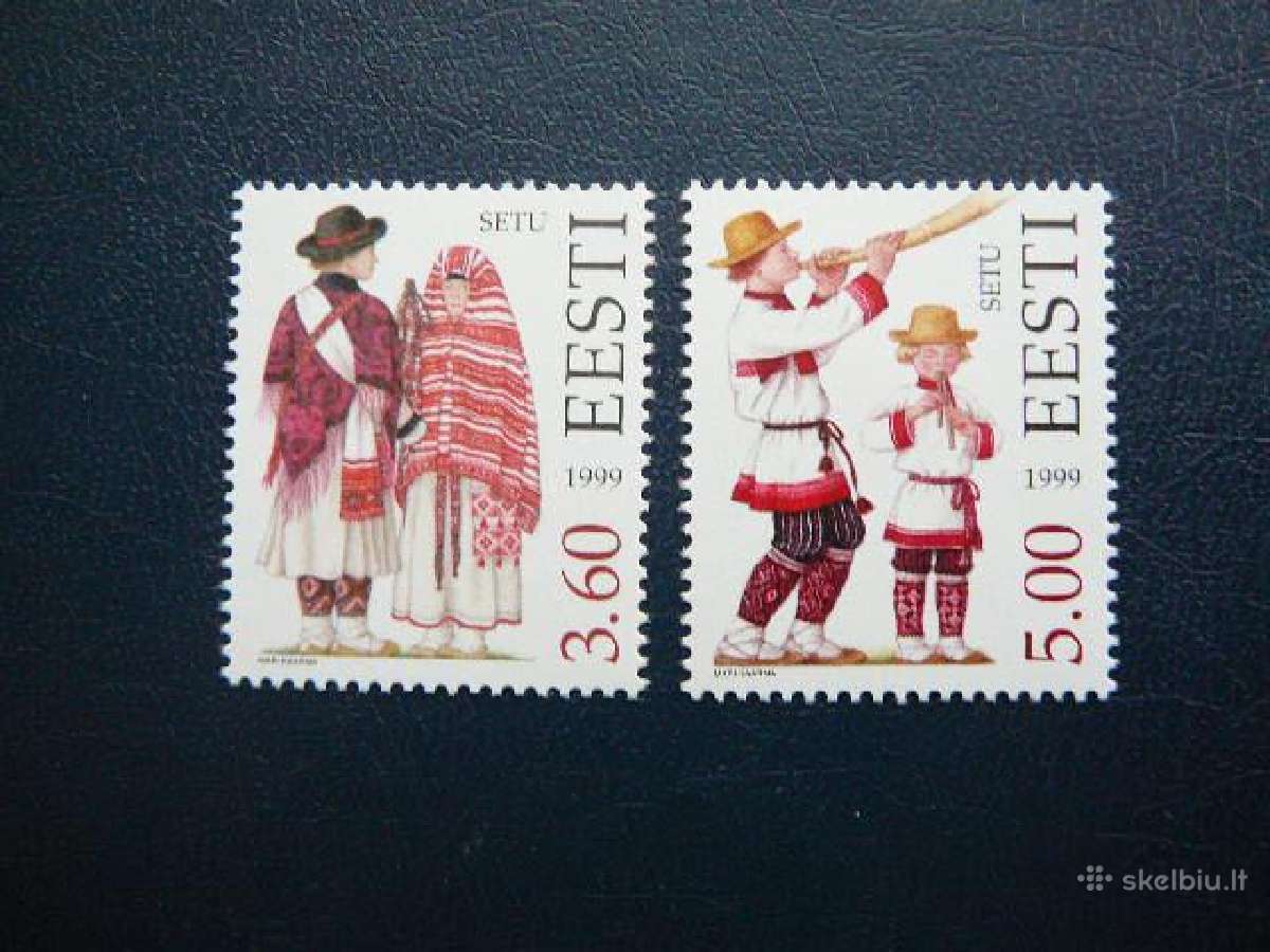 Nacionaliniai kostiumai Estija 1999 svarus es354s