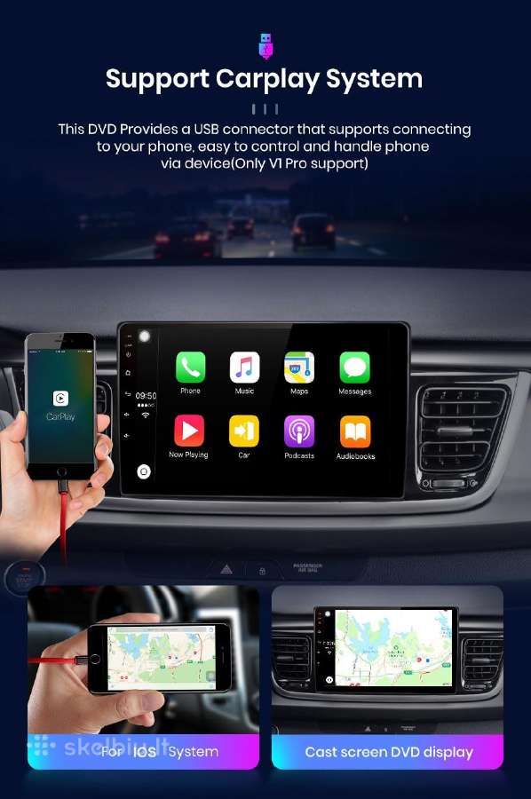 Toyota Avensis 2008-2015 android multimedija - nuotraukos Nr. 9