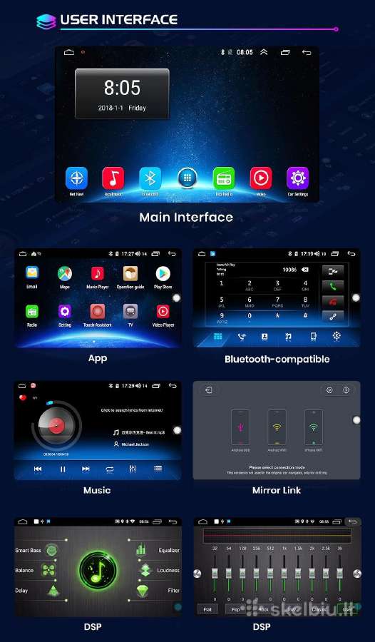 Toyota Avensis 2008-2015 android multimedija - nuotraukos Nr. 12