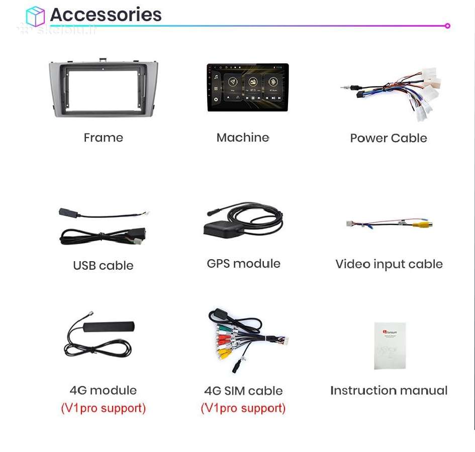 Toyota Avensis 2008-2015 android multimedija - nuotraukos Nr. 13