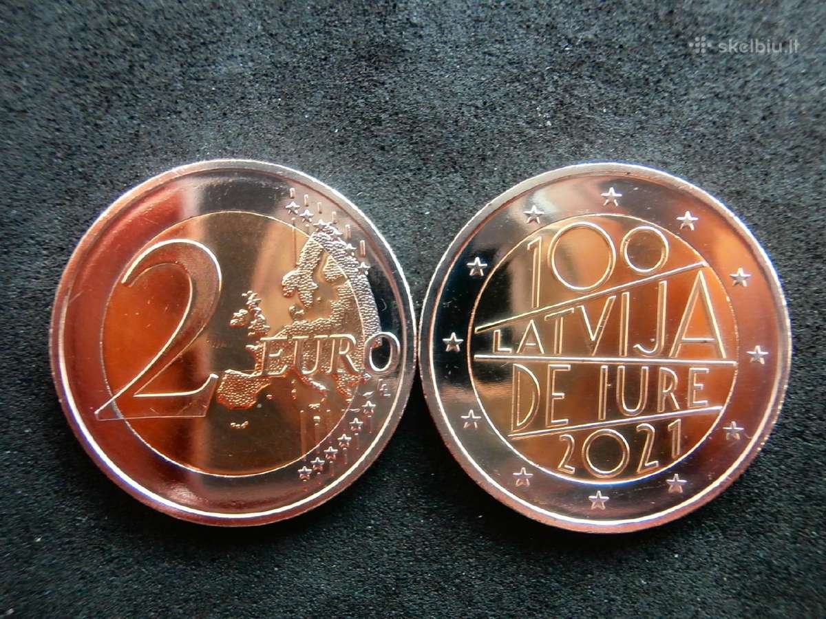 Latvijos Euro monetos - nuotraukos Nr. 3