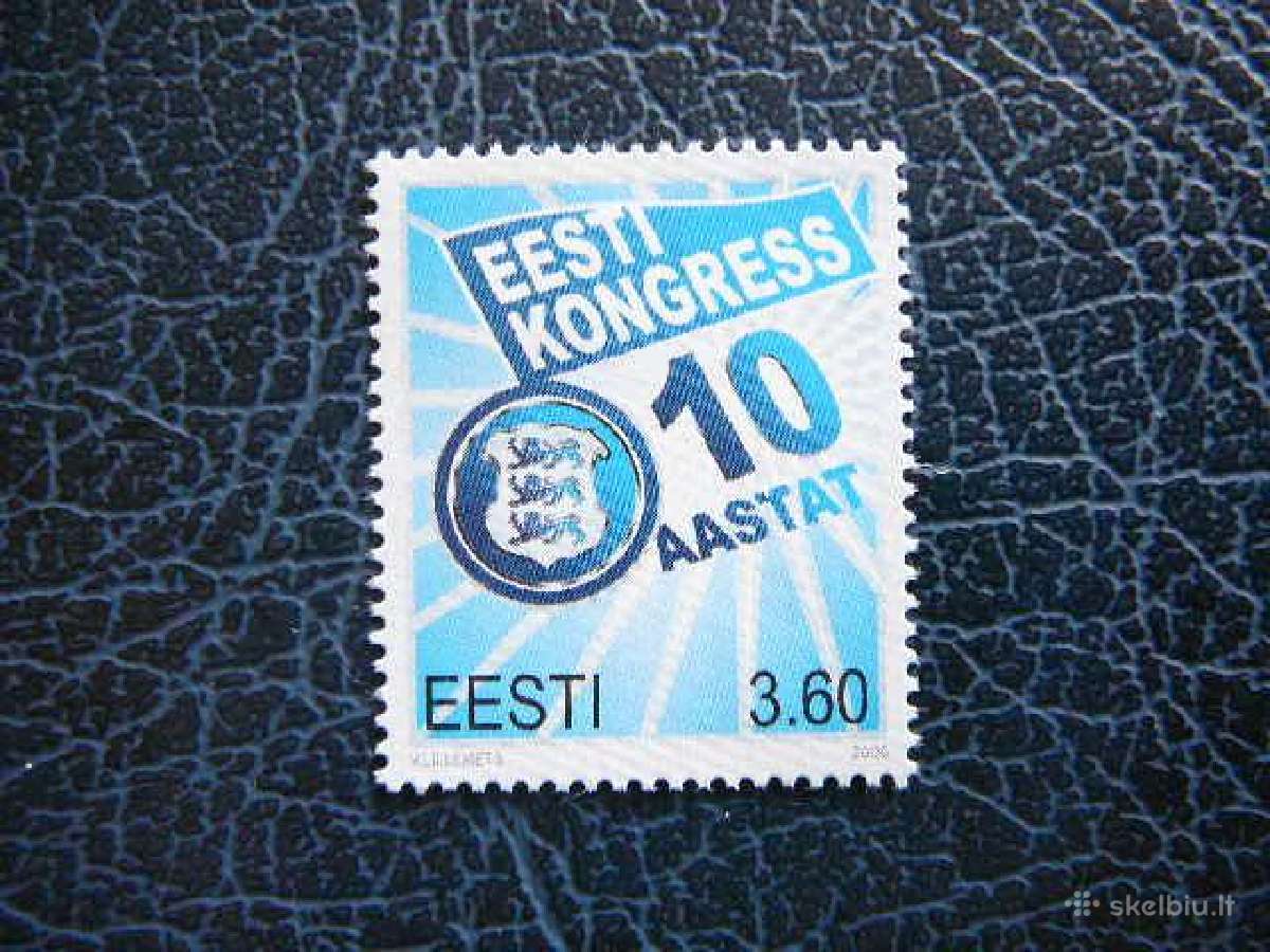 Kongresas Estija 2000 svarus es367s