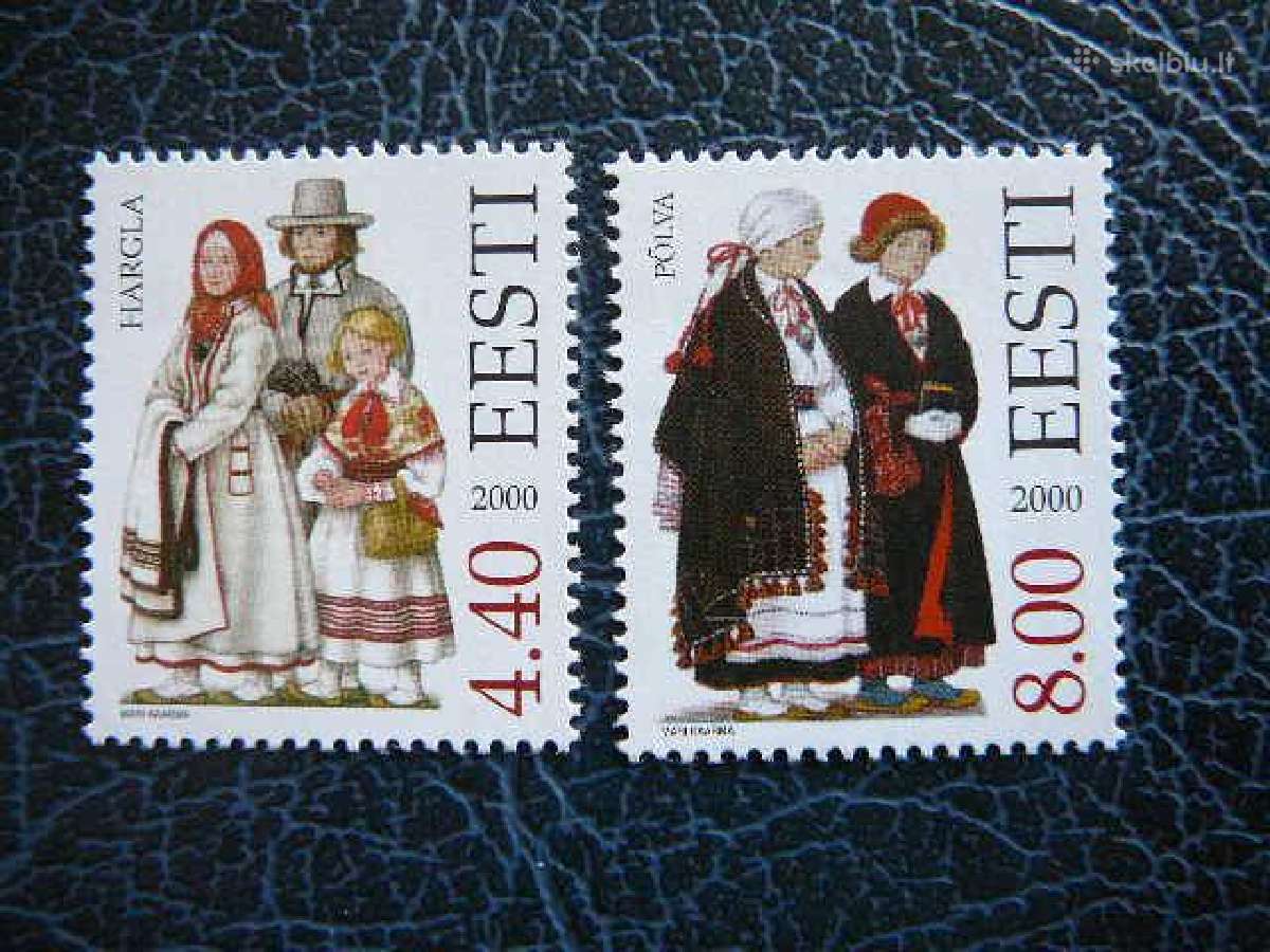 Nacionaliniai kostiumai Estija 2000 svarus es378s