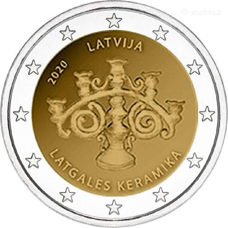 2 eurų Latvijos Unc proginės monetos - nuotraukos Nr. 2