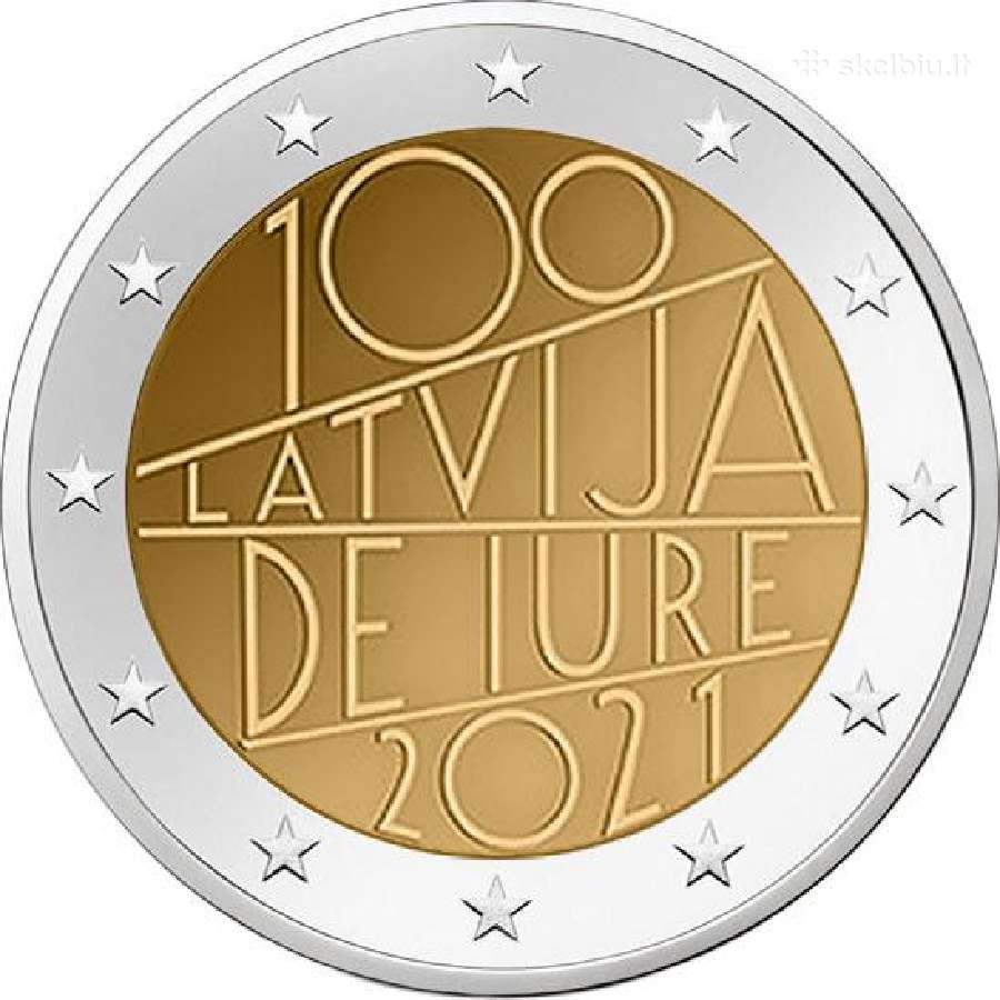 2 eurų Latvijos Unc proginės monetos - nuotraukos Nr. 3