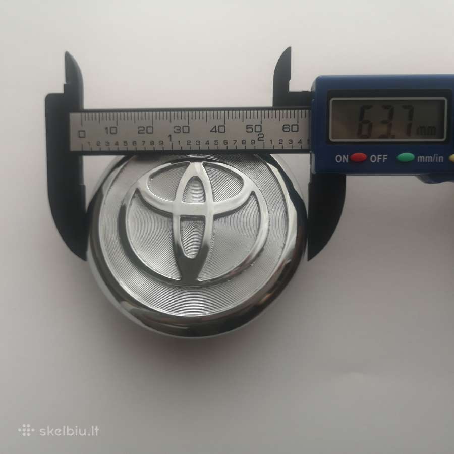 Toyota 62mm ir 57mm ratlankiu dangteliai - nuotraukos Nr. 5