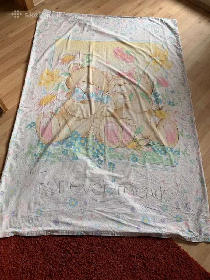 Žaismingas mergaitiškas antklodės užvalkalas