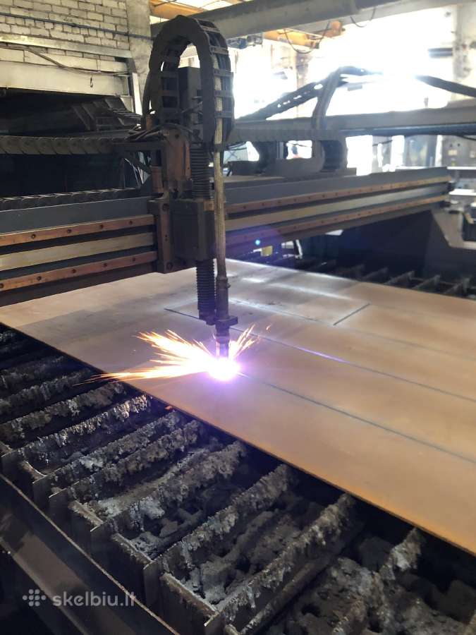 Cnc plazma lakštu pjovimas plazminis pjovimas - nuotraukos Nr. 5