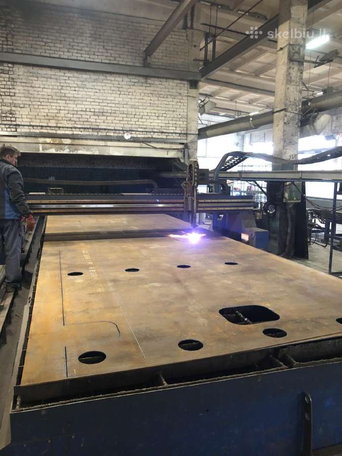 Cnc plazma lakštu pjovimas plazminis pjovimas - nuotraukos Nr. 3