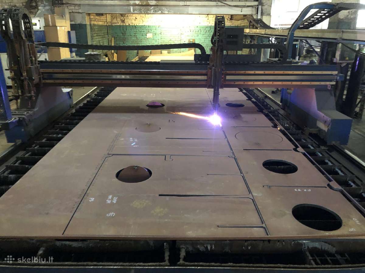 Cnc plazma lakštu pjovimas plazminis pjovimas - nuotraukos Nr. 6
