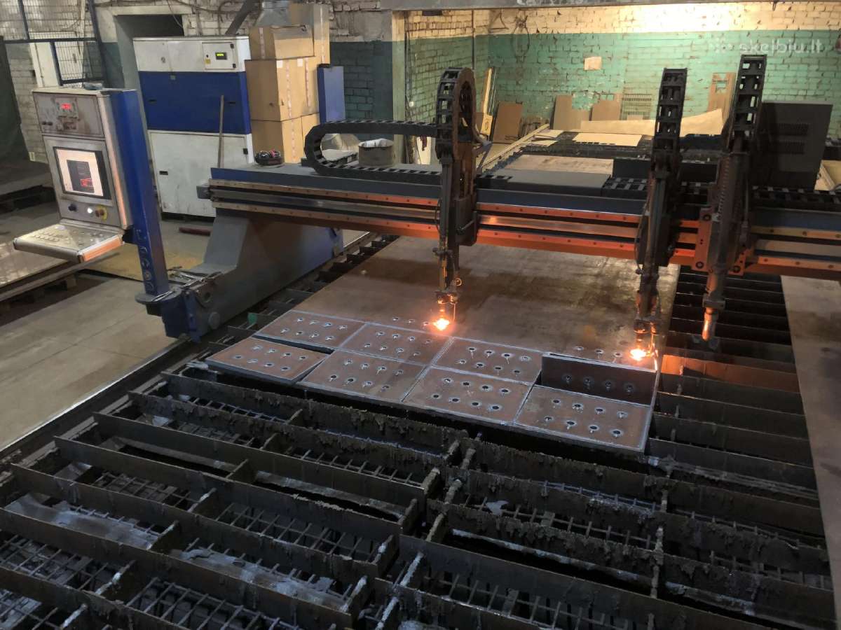 Cnc plazma lakštu pjovimas plazminis pjovimas - nuotraukos Nr. 8