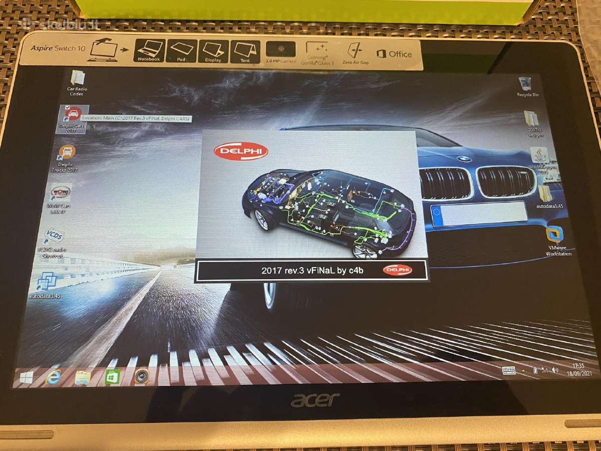 Delphi diagnostika+acer tablete+autodata 3.45+vcds - nuotraukos Nr. 3
