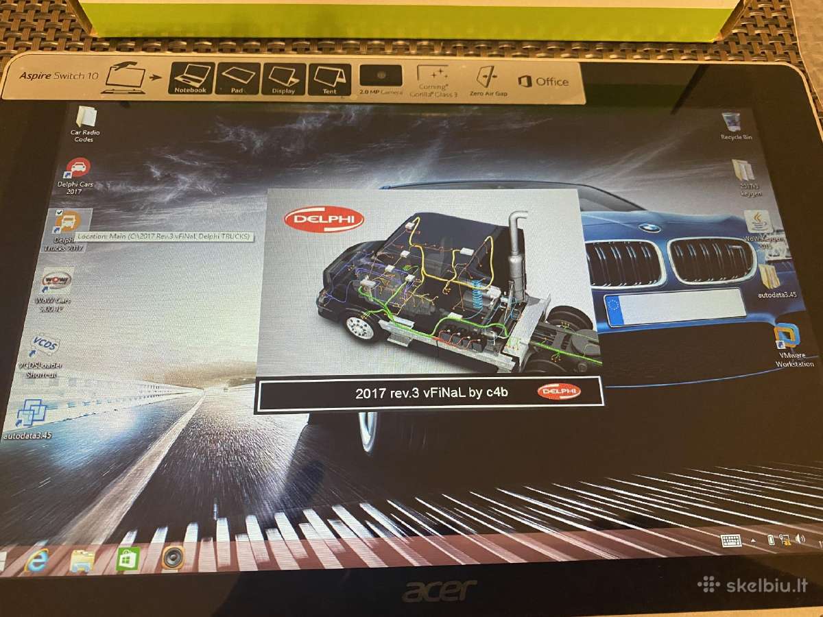 Delphi diagnostika+acer tablete+autodata 3.45+vcds - nuotraukos Nr. 4