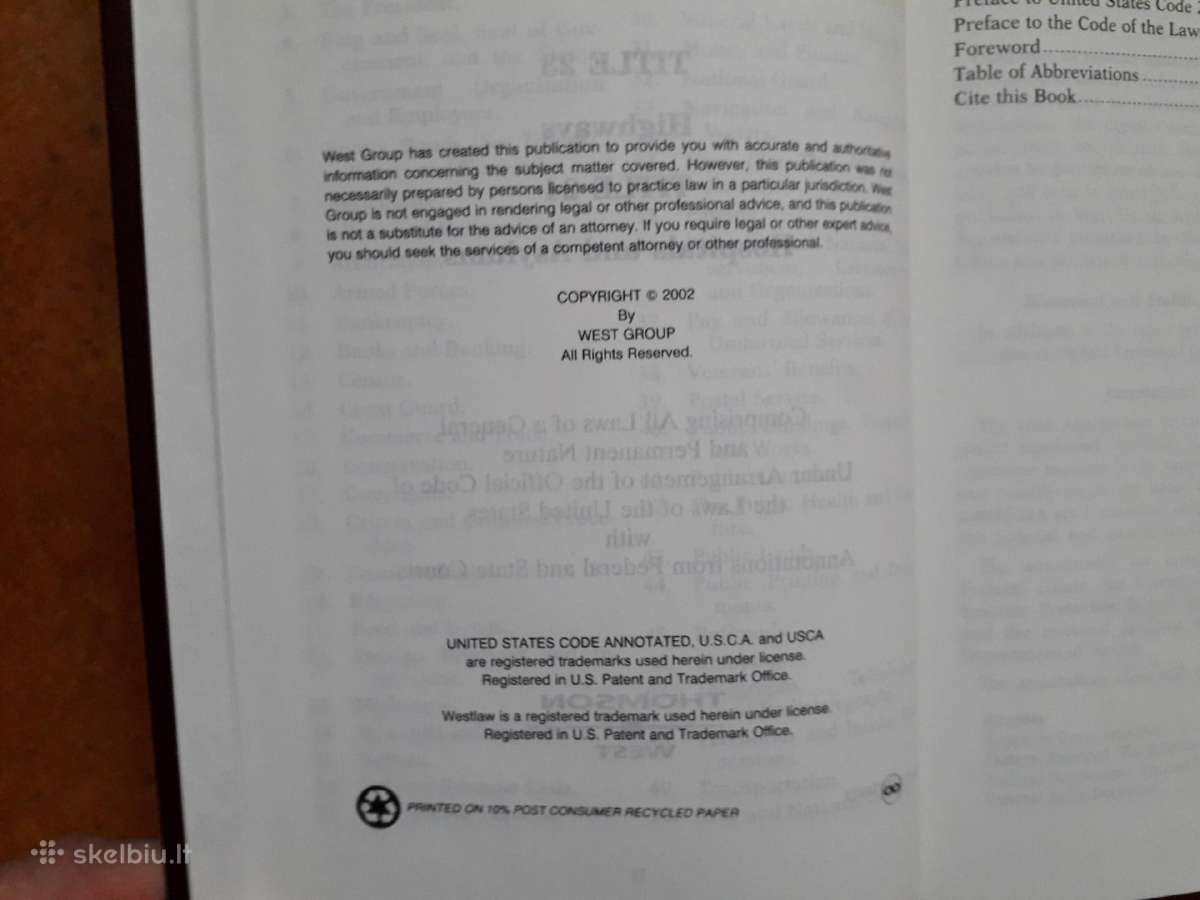 United States code anotated 2002 metai - nuotraukos Nr. 5