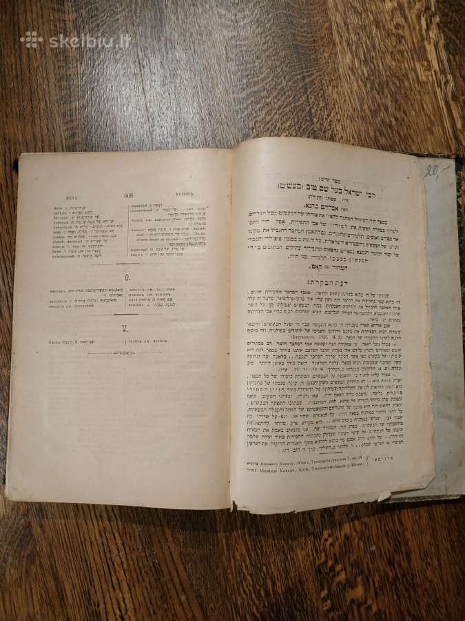 1907 m.kijeve išleistas rusų- žydų kalbos žodynas - nuotraukos Nr. 3