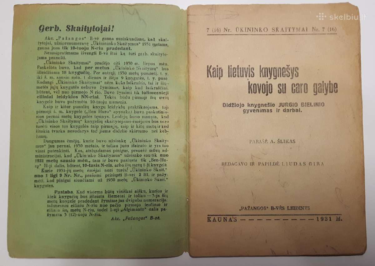 *Ūkininko skaitymai* rinkinys knygų Prieškario - nuotraukos Nr. 6
