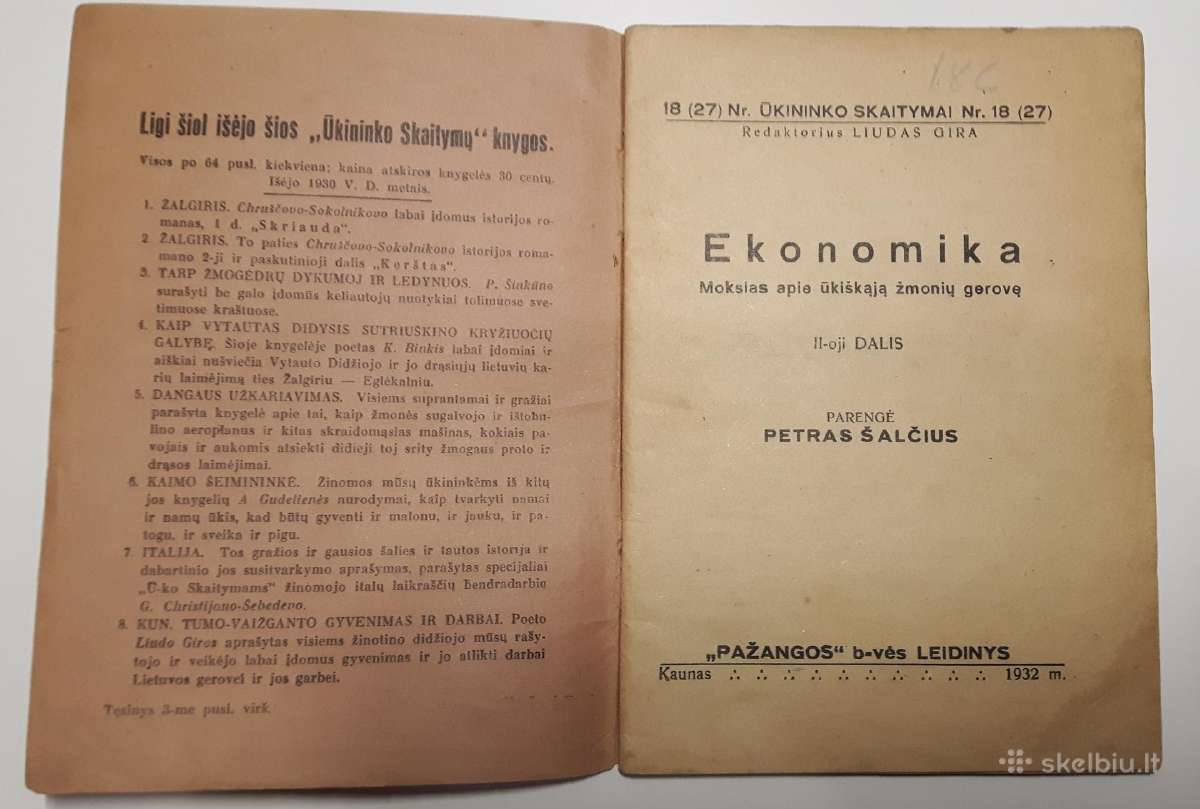 *Ūkininko skaitymai* rinkinys knygų Prieškario - nuotraukos Nr. 7