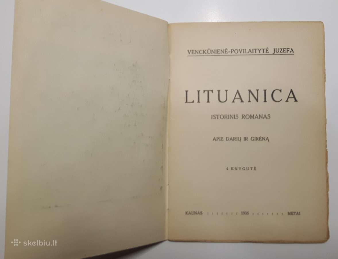 Romanų rinkinys. Lituanica, Prieškaris - nuotraukos Nr. 4