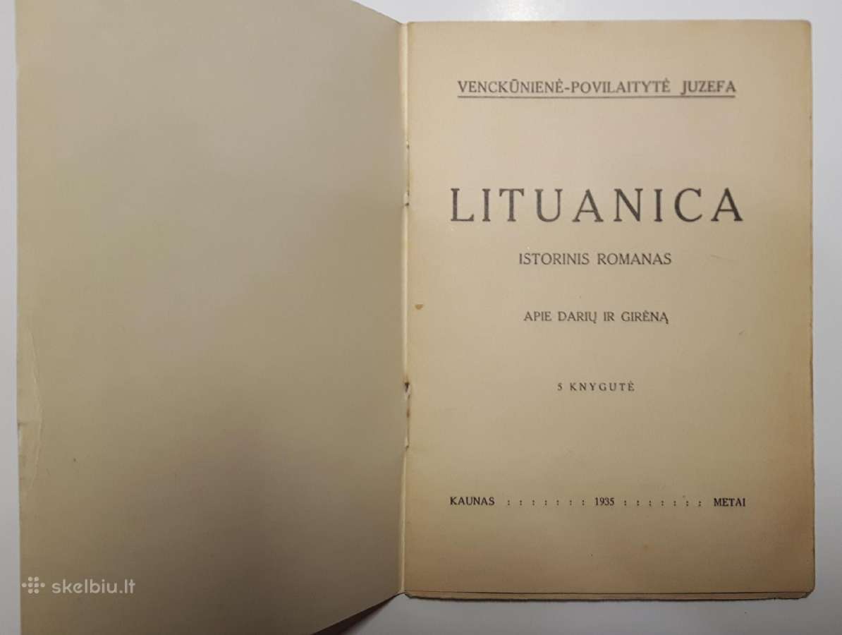 Romanų rinkinys. Lituanica, Prieškaris - nuotraukos Nr. 5