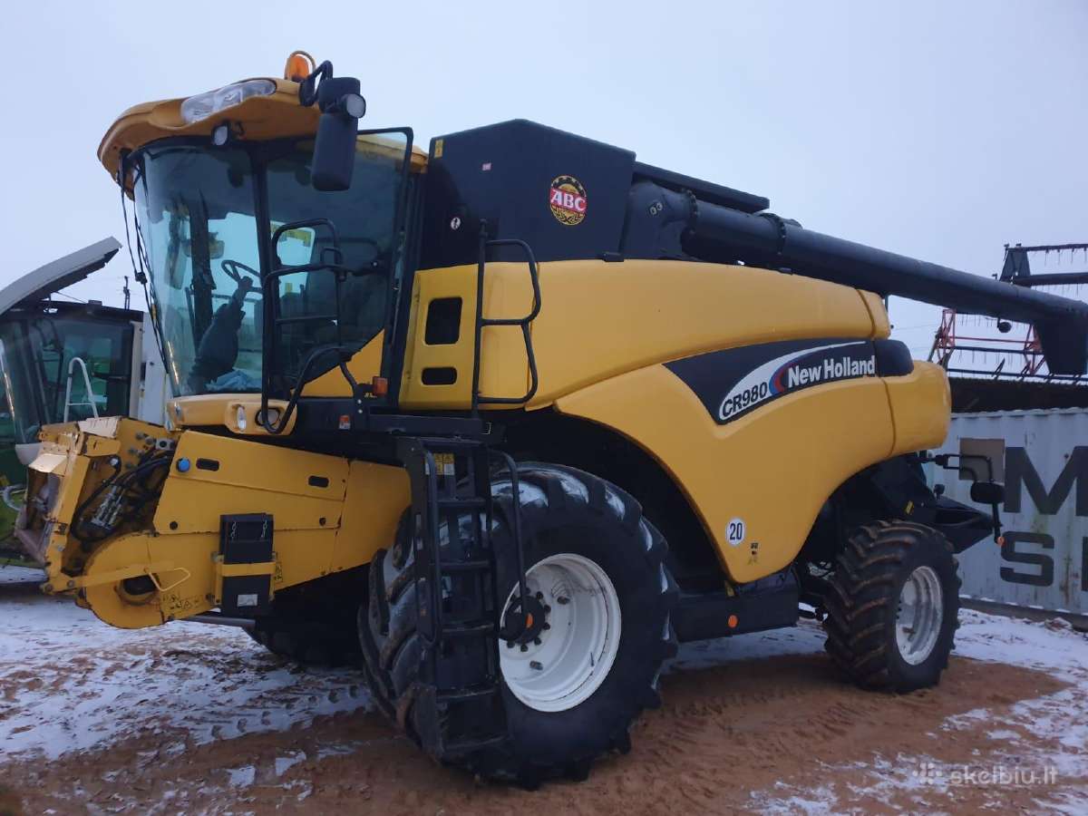Kombainas New Holland Cr980 Ardomas Dalimis - nuotraukos Nr. 2