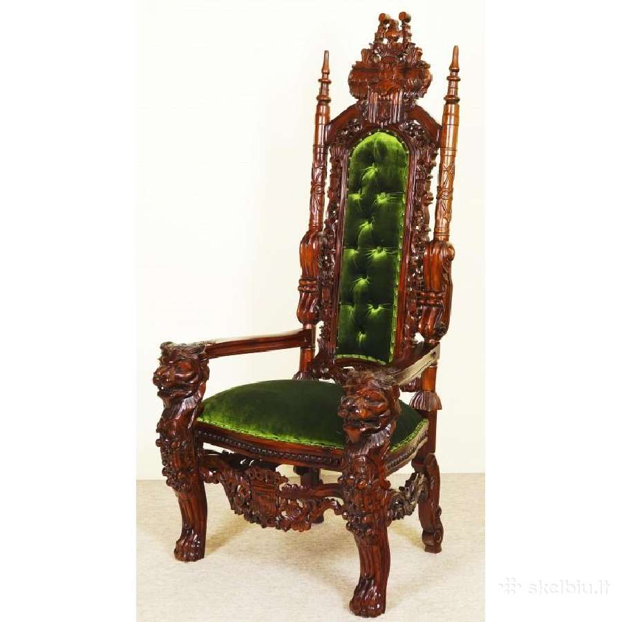 Nauji prabangūs drožinėti krėslai - nuotraukos Nr. 5