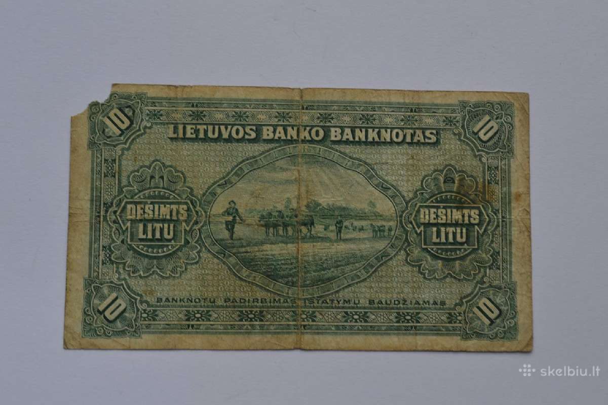 10 litu 1927 m. - nuotraukos Nr. 2