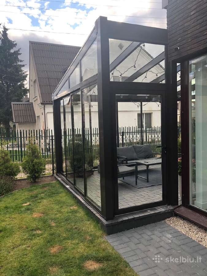 Aliuminio stoginės, terasų stiklinimas - nuotraukos Nr. 25