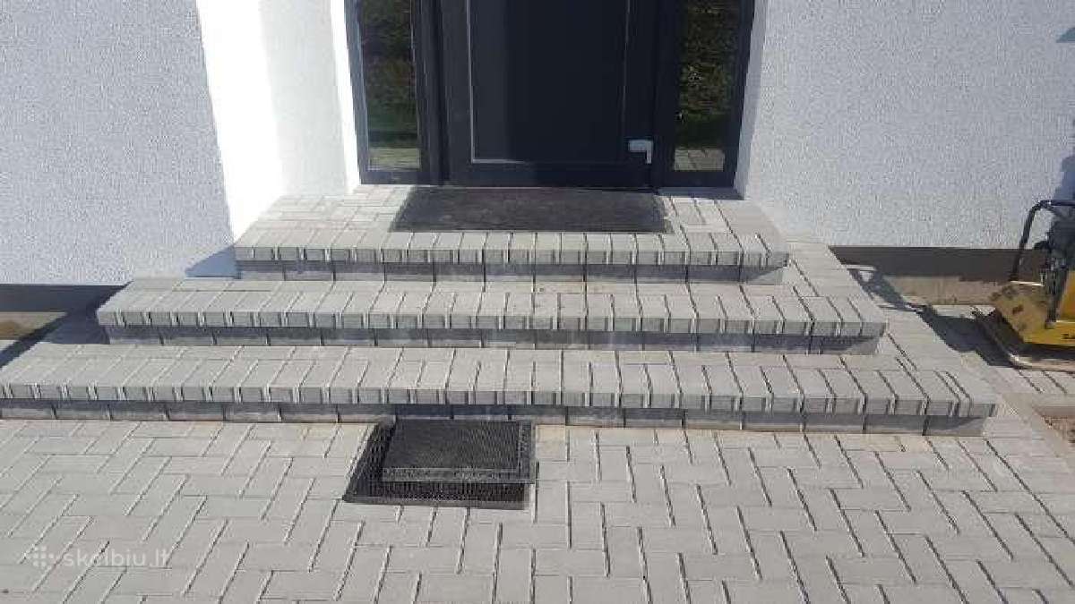 Trinkelių klojimas,pagrindų įrengimas,bordiūrai. - nuotraukos Nr. 17