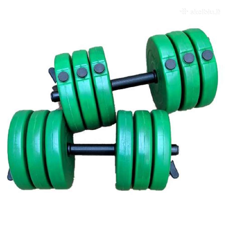 Reguliuojamo svorio hantelių rinkinys 30kg (30mm)