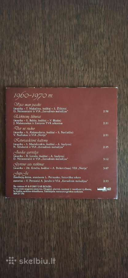 Parduodu CD"geriausiu lietuvisku dainu kolekcija" - nuotraukos Nr. 2
