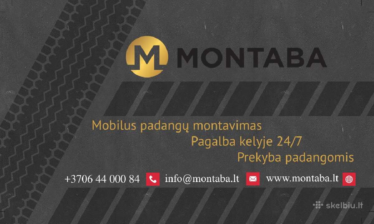 Padangų montavimas - atvykstame į nurodytą vietą. - nuotraukos Nr. 4