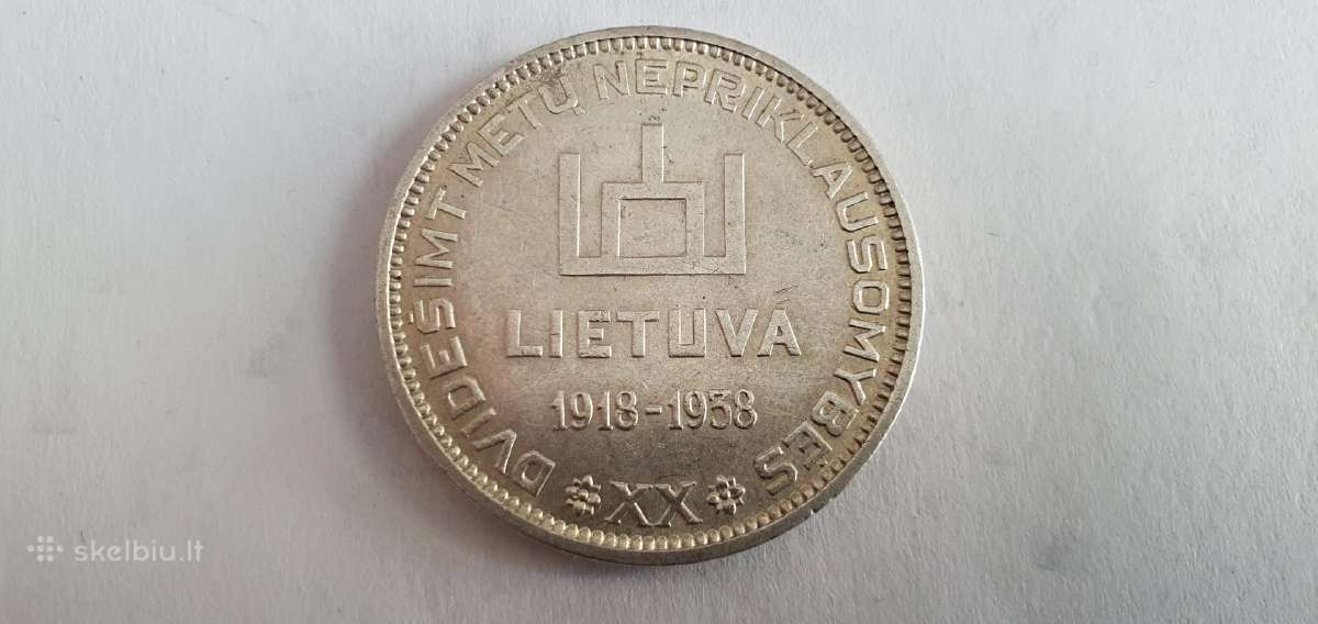 Perku Lietuvos tarpukario 10 litu su Smetona - nuotraukos Nr. 2